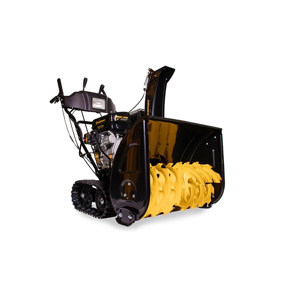 Снегоотбрасыватель Champion STT1171E, 12 л.с., 70см, 6F/2R гусеницы, бак 5,5 л., эл.стартер, фара, обогрев зимн.дв.