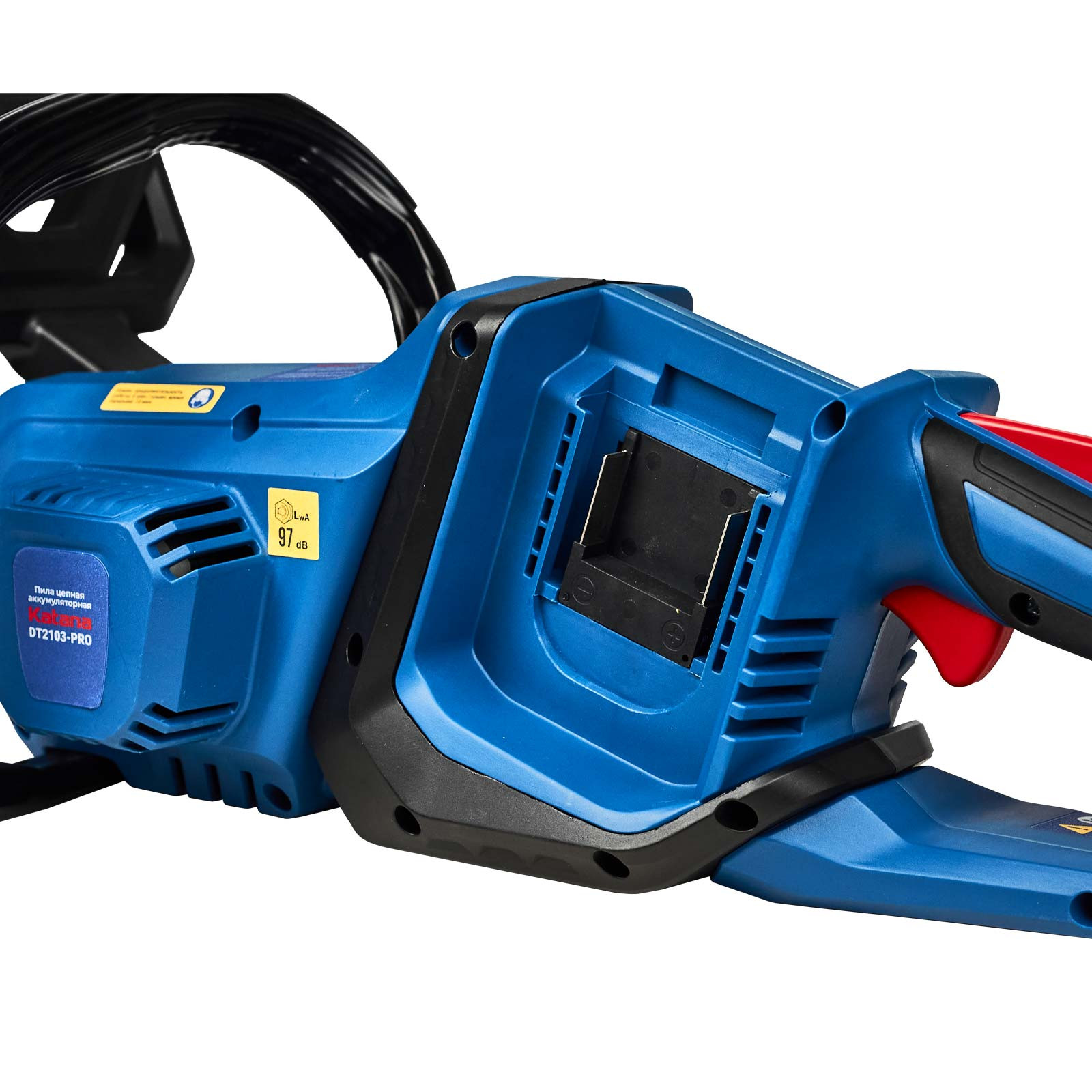 Пила цепная аккумуляторная KATANA DT2103-PRO(Бесщет, 42V, 2x3Ah, 40см, 0,375", 1,3мм, 56зв.,бесключ)
