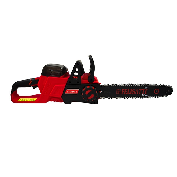 Аккумуляторная цепная пила FELISATTI FT1163. 18 В, шина 355 мм (14"), 3700/5200 об/мин (картон, без аккум.)