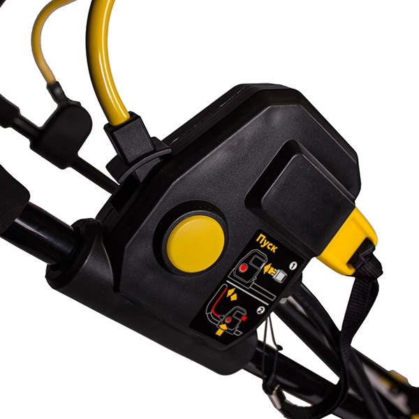 Газонокосилка аккумуляторная Champion EMB400, 36V, 4,0Ah., Li-ion, 30мин, 380мм, 20-70мм, 45л, 2800об/мин. Без АКБ и ЗУ.