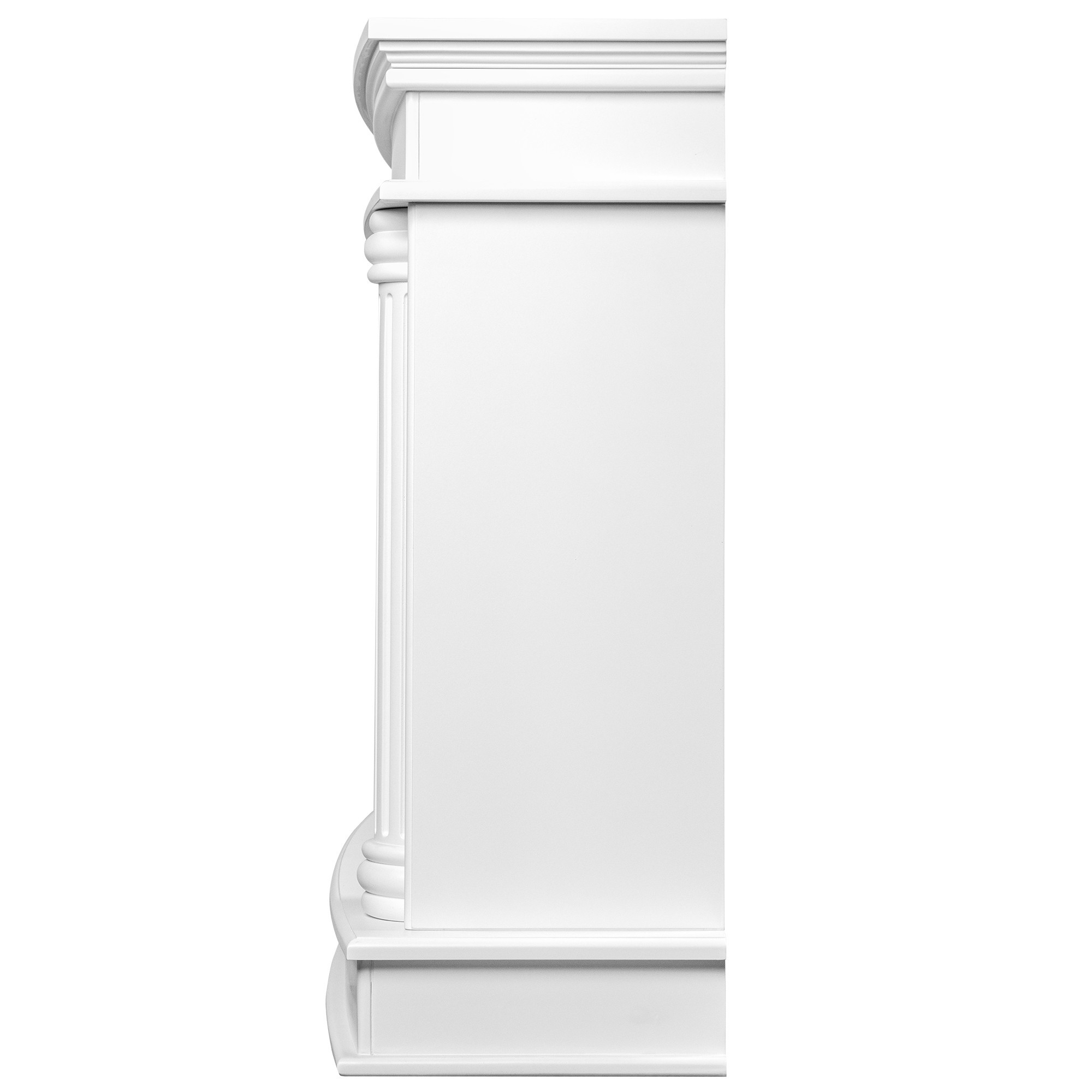 Каминокомплект: Очаг Royal Thermo Aurora RTFP/P-AR60LS, портал Olympia 60, белый