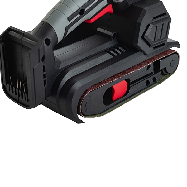 Аккумуляторная ленточная шлифмашина P.I.T. PBS20H-75A Solo, 20В, 457х76 мм,120-380 м/мин. Без АКБ и ЗУ.