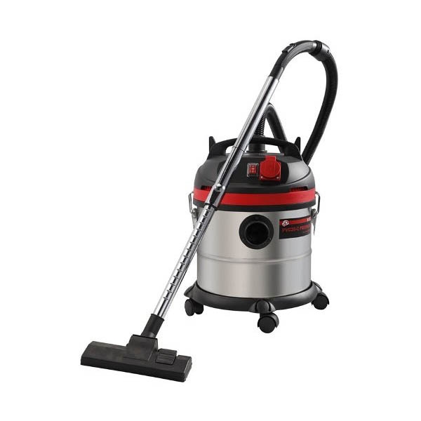 Пылесос P.I.T. PVC20-C Premium, 1,5кВт, 3м. шланг, пылесборн. 20л, нерж. к-с, бум.мешок, 2кВт., подкл.инстр)