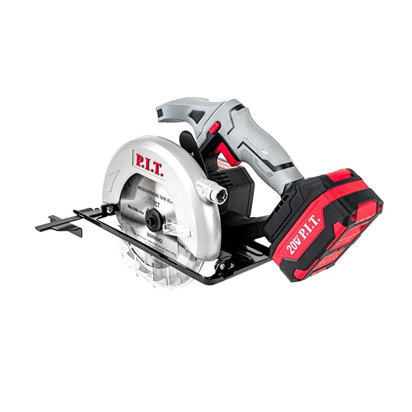 Пила циркулярная аккумуляторная P.I.T. PKS20H-165A/1, 20 В, 4300 об/мин, 165 мм, 1 АКБ и ЗУ