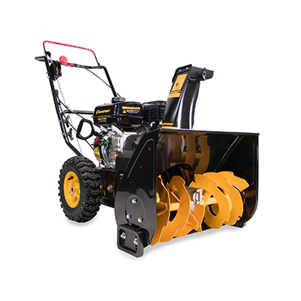 Снегоотбрасыватель Champion ST556 5,5 л.с., 56см.,4F/2R, колеса,3л., руч.стартер
