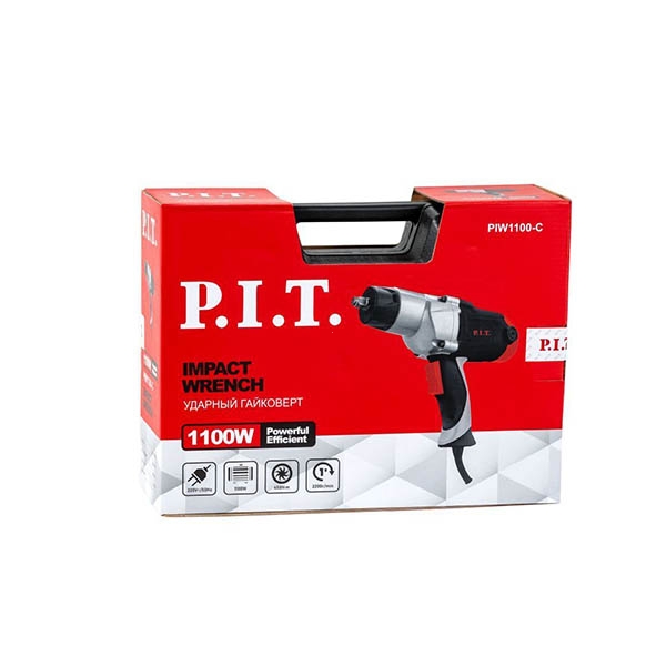 Гайковерт ударный P.I.T. PIW1100-С, 220 В/50 Гц, 1100 Вт, 2200 об/мин, 450 Нм