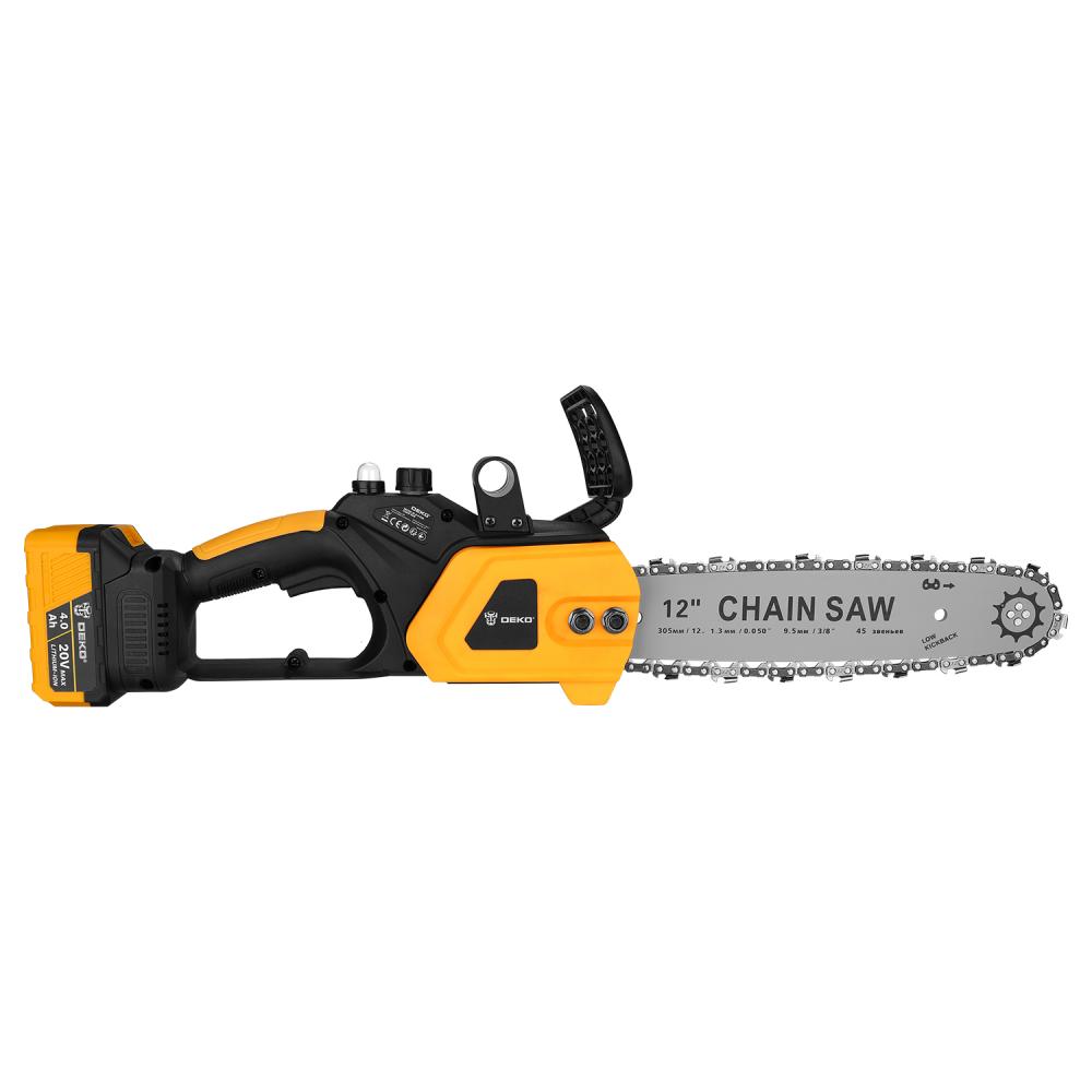 Пила цепная аккумуляторная DEKO DKCHS 20 085-2000