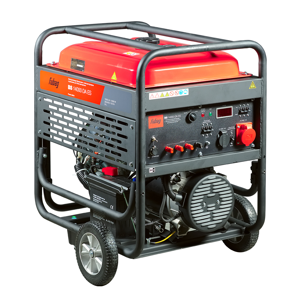 Генератор бензиновый FUBAG BS 14000 DA ES с электростартером и коннектором автоматики