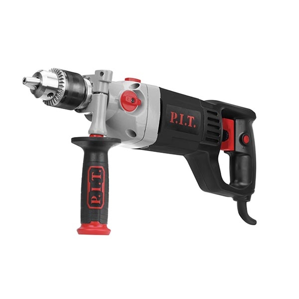 Дрель ударная P.I.T. PSB16-C1, 1100Вт, ключевой патрон 16мм, 0-280/0-1400 об/мин
