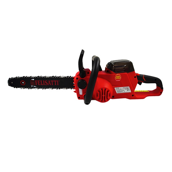Аккумуляторная цепная пила FELISATTI FT1163. 18 В, шина 355 мм (14"), 3700/5200 об/мин (картон, без аккум.)