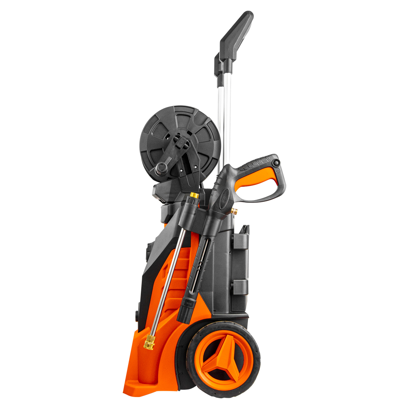 Мойка высокого давления SKIPER PM-210 PRO (2800 Вт, 210 Бар, бесщёт.двиг, 420 л/ч, катушка, щётка)