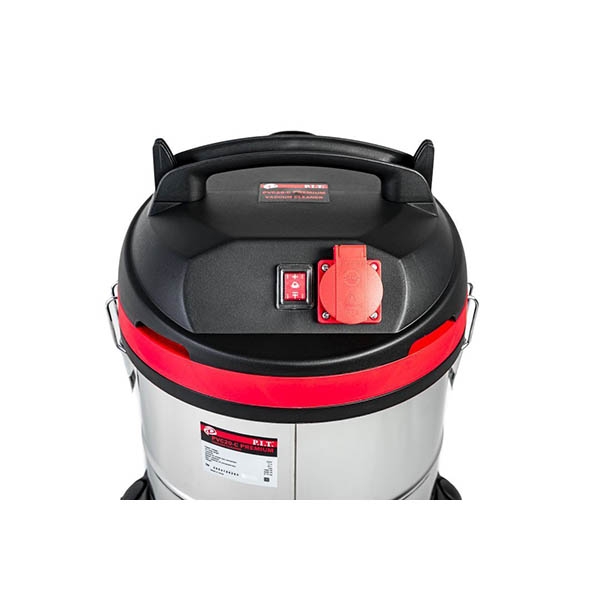 Пылесос P.I.T. PVC20-C Premium, 1,5кВт, 3м. шланг, пылесборн. 20л, нерж. к-с, бум.мешок, 2кВт., подкл.инстр)