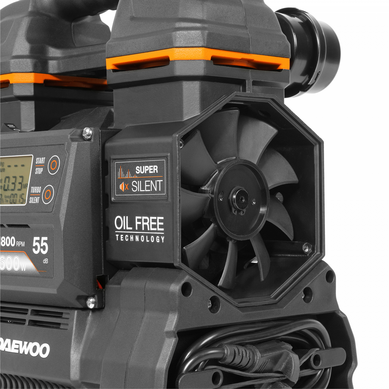 Компрессор аккумуляторный 21В / 220В DAEWOO DAC 90SLi SET