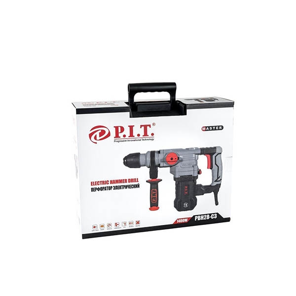 Перфоратор электрический P.I.T. PBH28-C3, 3-реж. гор.,1400Вт.,5,5дж., SDS+