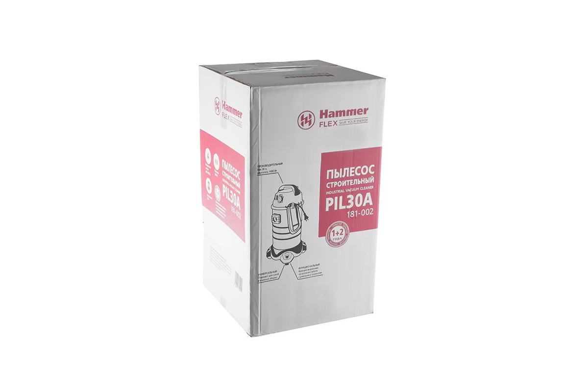 Пылесос строительный Hammer Flex PIL30A