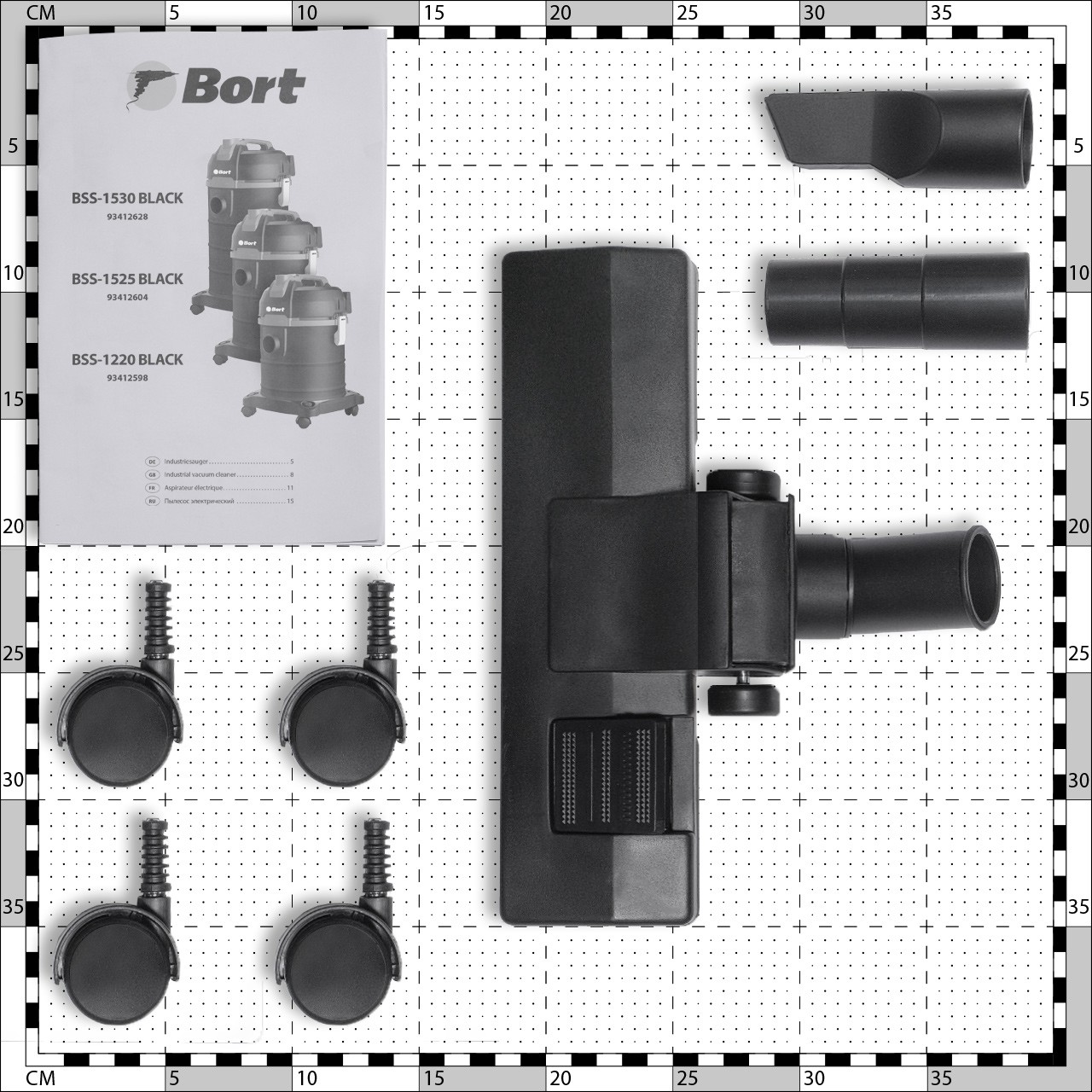 Пылесос строительный Bort BSS-1220 BLACK
