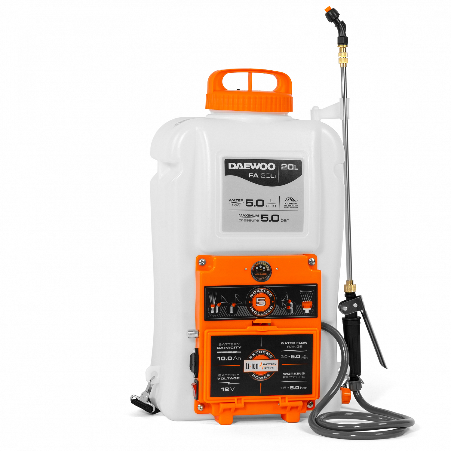 Опрыскиватель аккумуляторный DAEWOO FA 20 Li