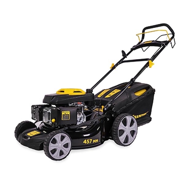 Газонокосилка бензин. Champion LM4630, 3,0 кВт., привод,травосбор. 60л., шир.захвата 460мм.,25-75мм.,3в1, 173 см.куб.