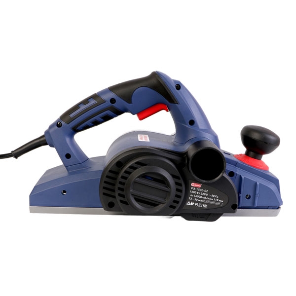 Рубанок ручной электрический ДИОЛД РЭ-1500-02, 1500 Вт, 15000 об/мин, 110 мм, 0-3,5 мм, с подставкой