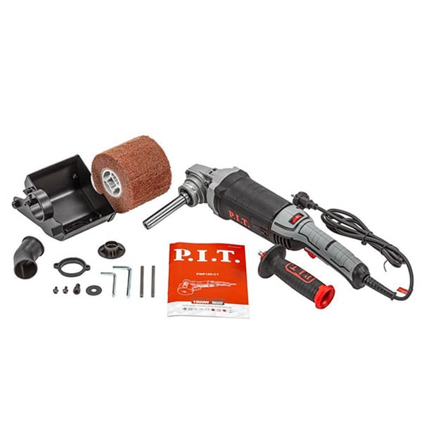 Щёточная шлифмашинка P.I.T. PWP120-C1, 220 В/50 Гц, 1500 Вт, 600-3500 об/мин