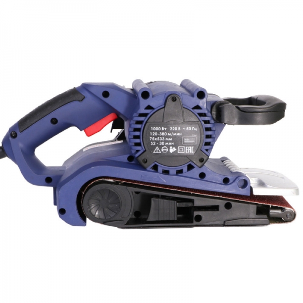 Машина ручная электрическая ленточно-шлифовальная Диолд МШЛ-1 У, 1000Вт,120-380 м/мин, 76х533мм