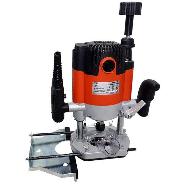 Фрезер универсальный FELISATTI FT6101, 62/2100,2100 Вт, цанга 8/12 мм,вертикальный ход фрезы 62 мм, 8000-25000 об/мин