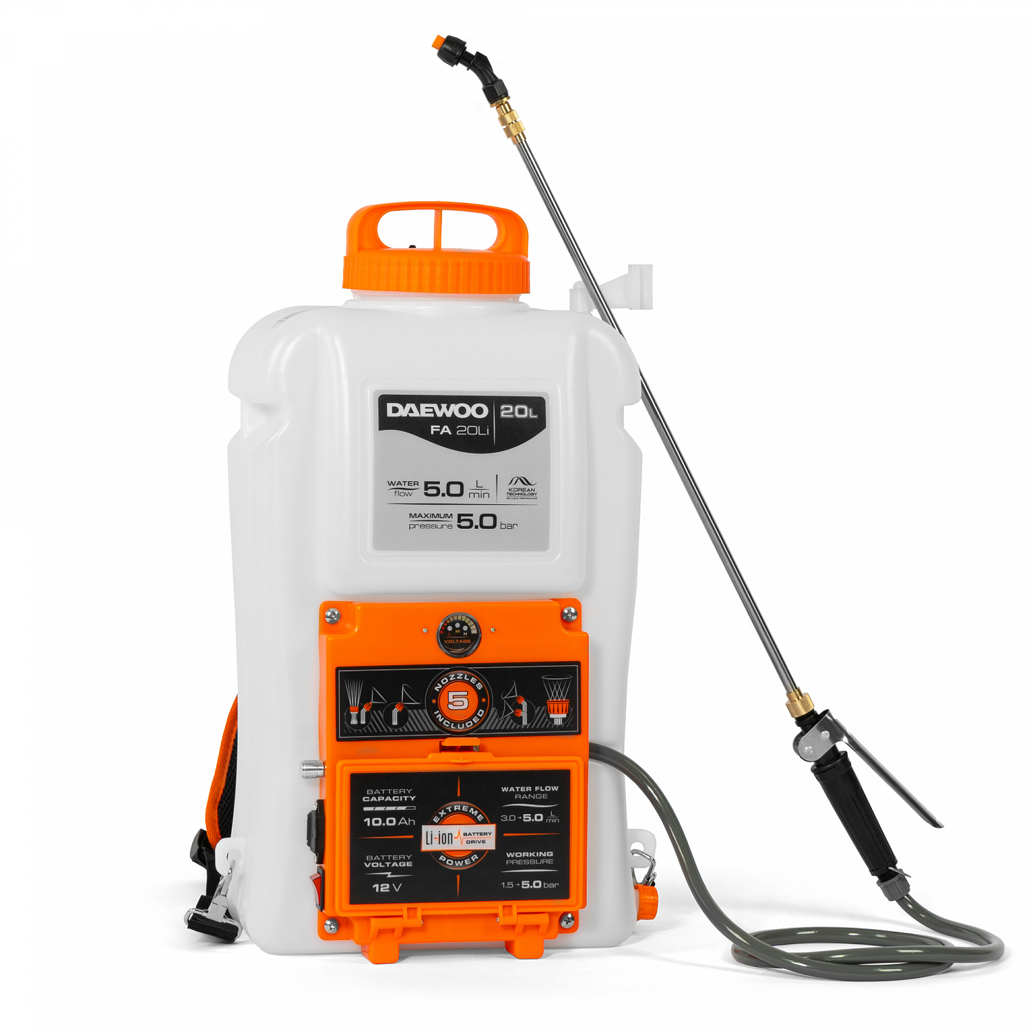 Опрыскиватель аккумуляторный DAEWOO FA 20 Li