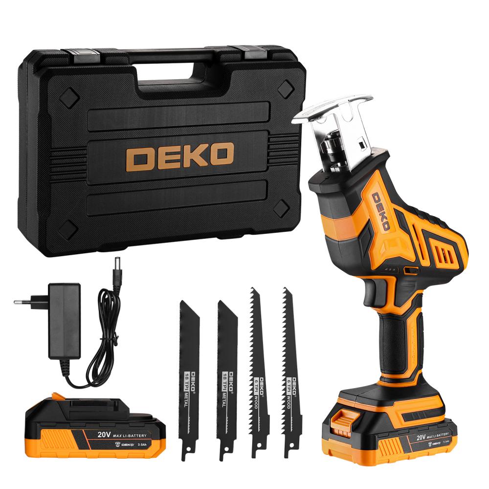 Пила сабельная аккумуляторная DEKO DKRS20 085-1070