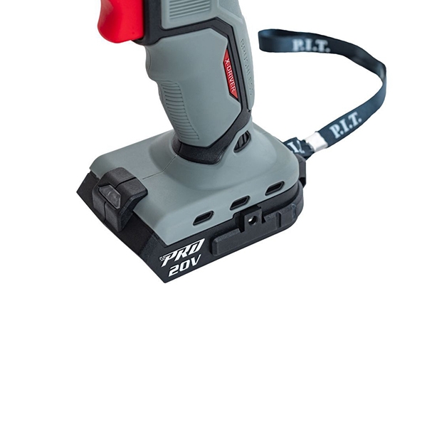 Дрель ударная бесщеточная аккумуляторная P.I.T. PSB20H-13C X-Driver Solo, 20 В, 0-600/2100 об/мин, 110 Hm, 13 мм, 2 ск.