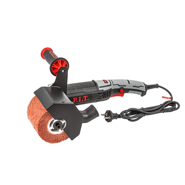 Щёточная шлифмашинка P.I.T. PWP120-C, 220В/50 Гц, 1400 Вт, 700-4200 об/мин, щётка 120х100 мм