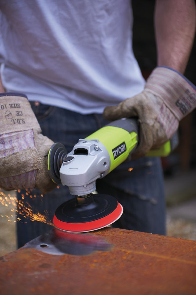 ONE + / Углошлифмашина RYOBI R18AG-0 (без батареи)