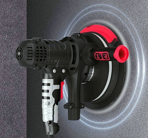 Шлифмашина для стен и потолков P.I.T. PWG180-C, 220 В/50 Гц, 810 Вт, 180 мм, 900-2100 об/мин, подсветка PIT