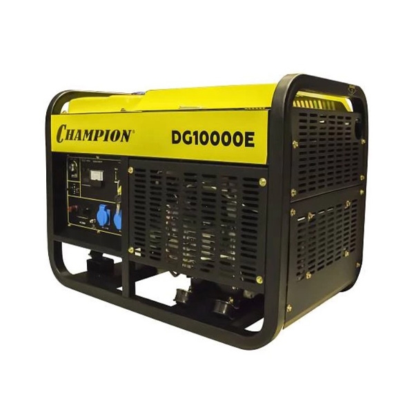 Генератор дизельный Champion DG1000E, 230 В/50 Гц, 954 см.куб., 10-11кВт/17 л.с.