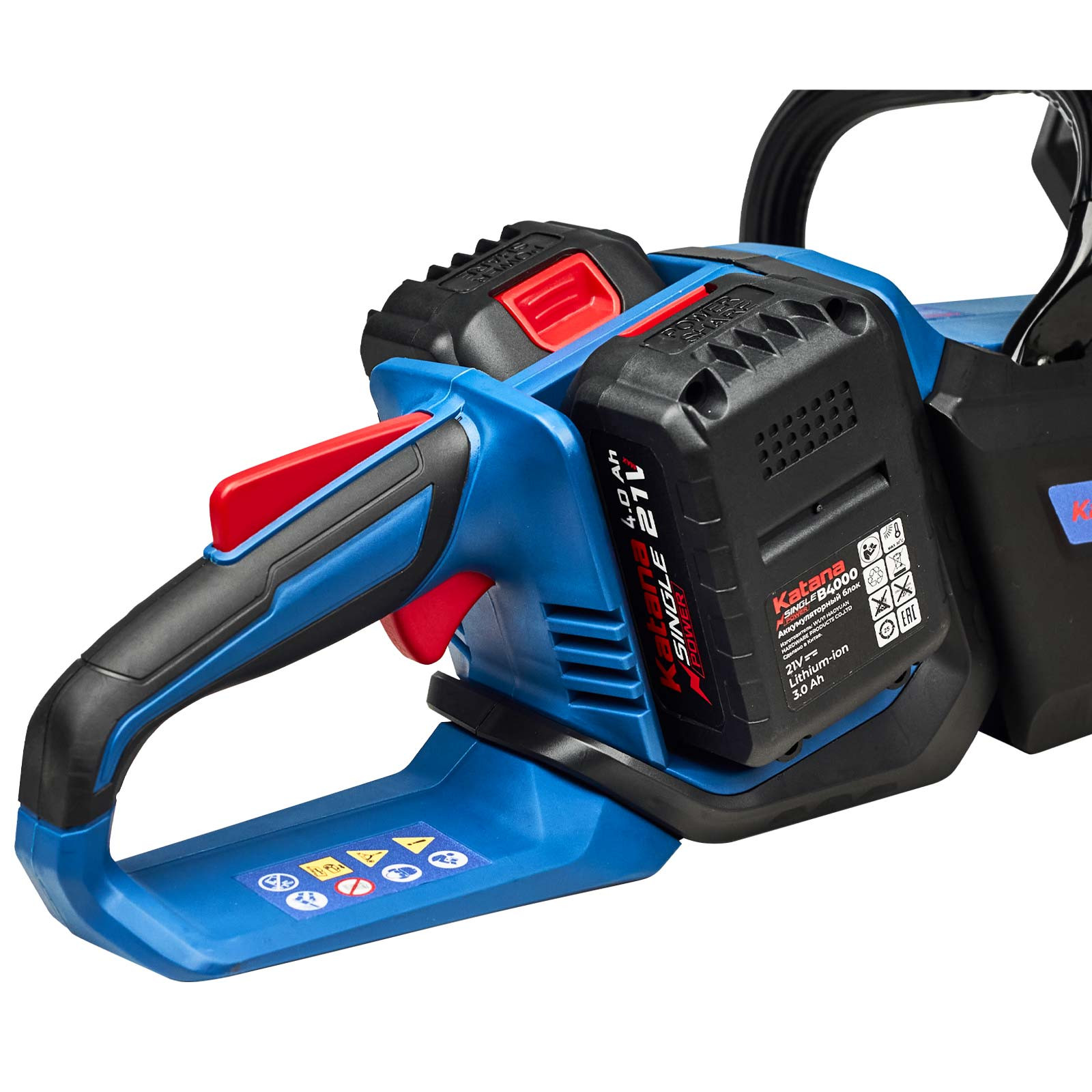 Пила цепная аккумуляторная KATANA DT2104-PRO(Бесщет, 42V, 2x4Ah, 40см, 0,375", 1,3мм, 56зв.,бесключ)
