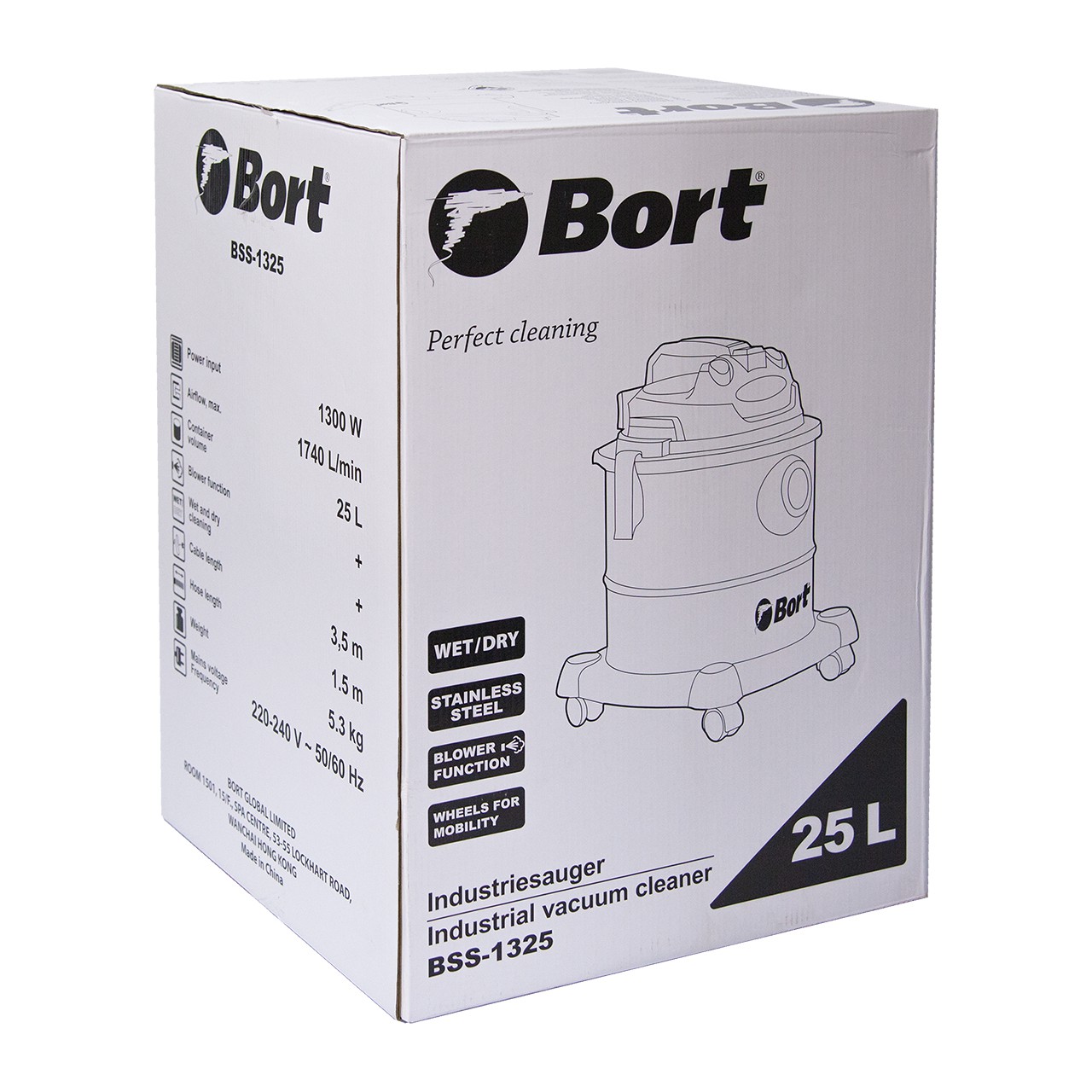 Пылесос строительный Bort BSS-1325