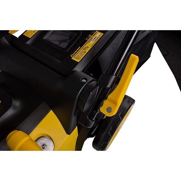 Газонокосилка аккумуляторная Champion EMB400, 36V, 4,0Ah., Li-ion, 30мин, 380мм, 20-70мм, 45л, 2800об/мин. Без АКБ и ЗУ.