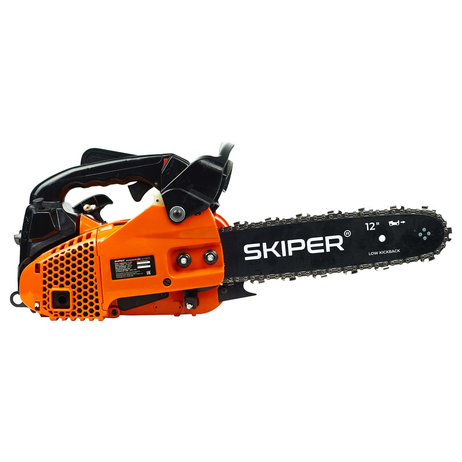 Бензопила SKIPER TV3003 (30 см /12", 0.375"/ 3/8", 1.3 мм, 44 зв. 1.5 кВт/ 2.0 лс)
