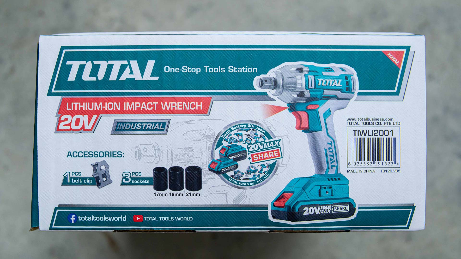 Гайковерт TOTAL TIWLI2001