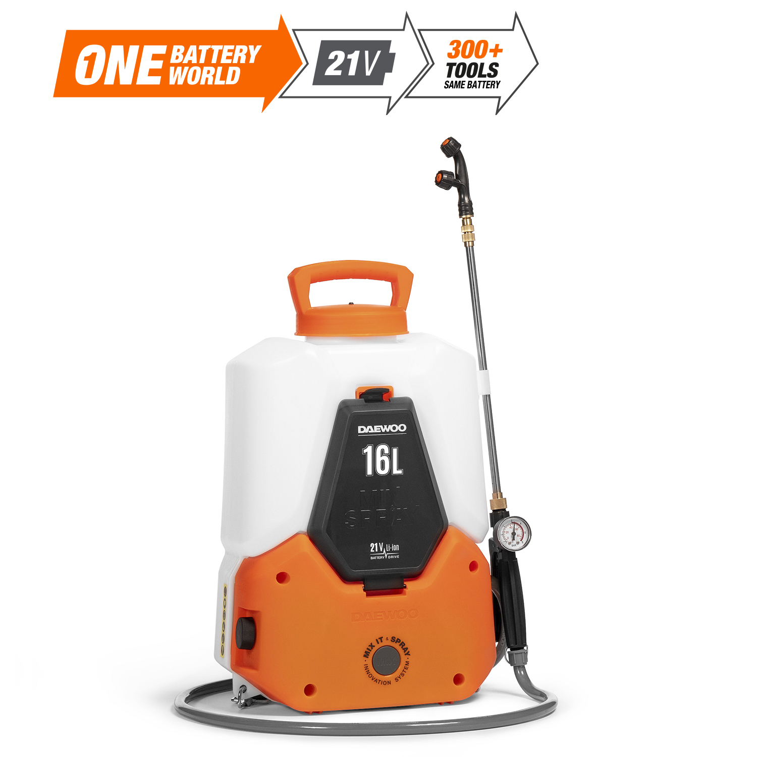 Опрыскиватель аккумуляторный DAEWOO DSA 1621LI SET