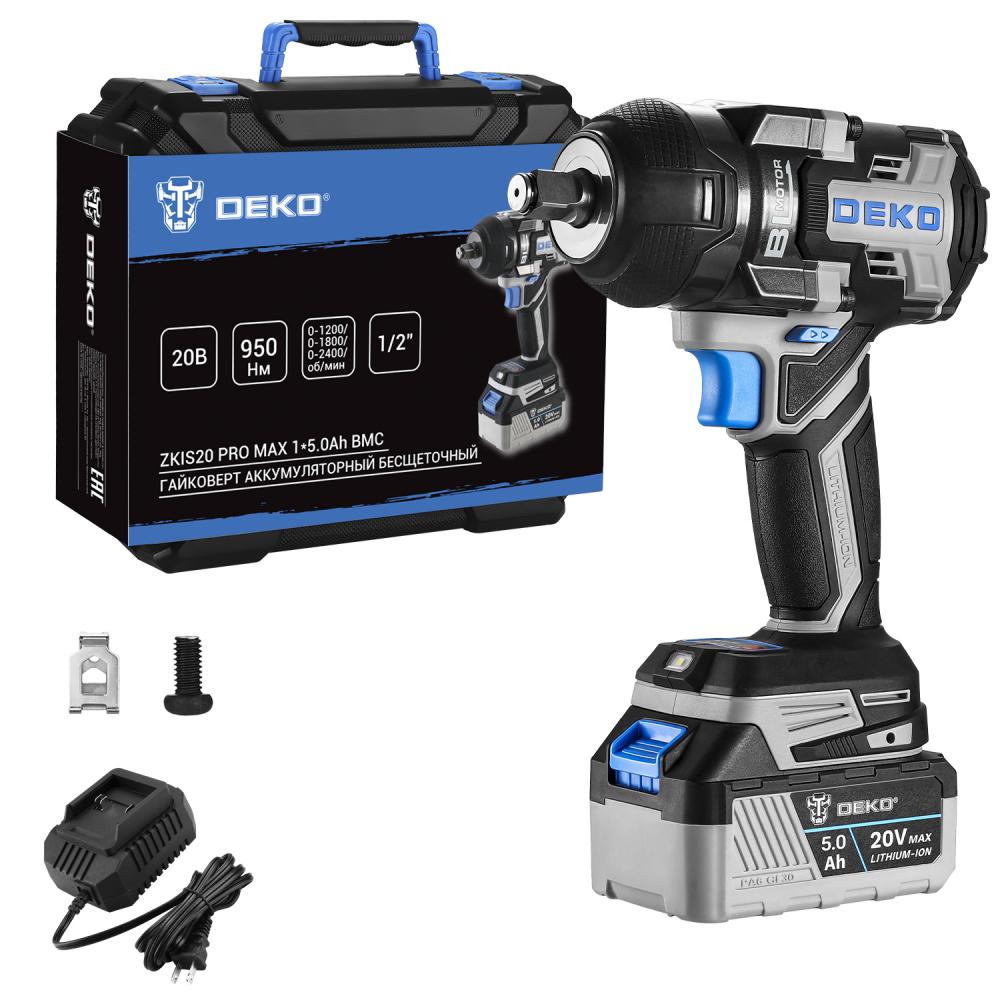 Гайковерт аккумуляторный DEKO ZKIS20 PRO MAX