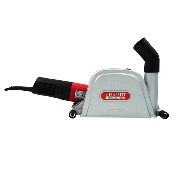 Бороздодел FELISATTI FT8804, 125/1400, 1400 Вт, 125 мм, 3000-11000об/мин,глубина штробы 30 мм,ширина штробы 3-29 мм (укороченная рукоятка) HD