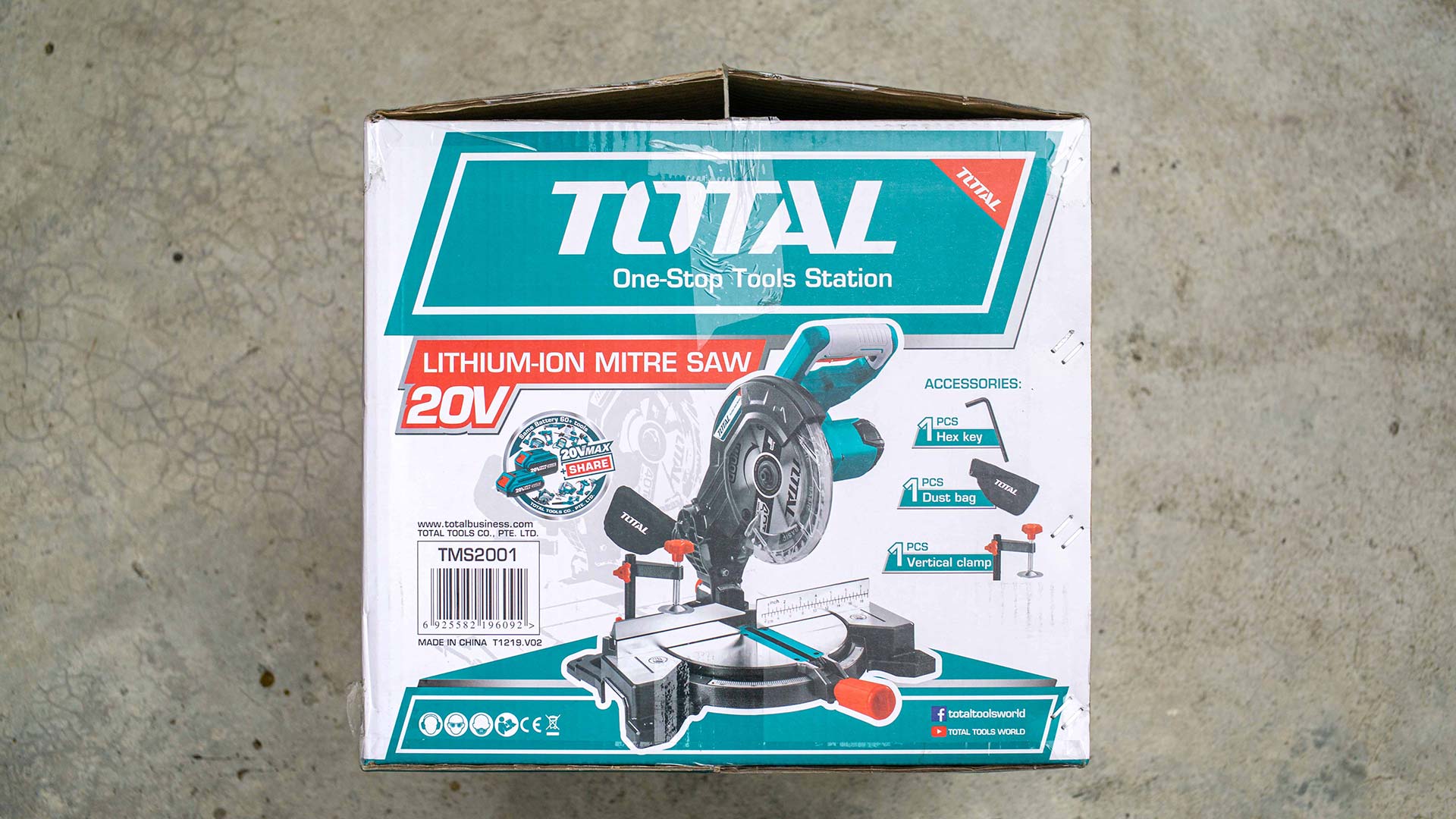 Пила торцовочная TOTAL TMS2001