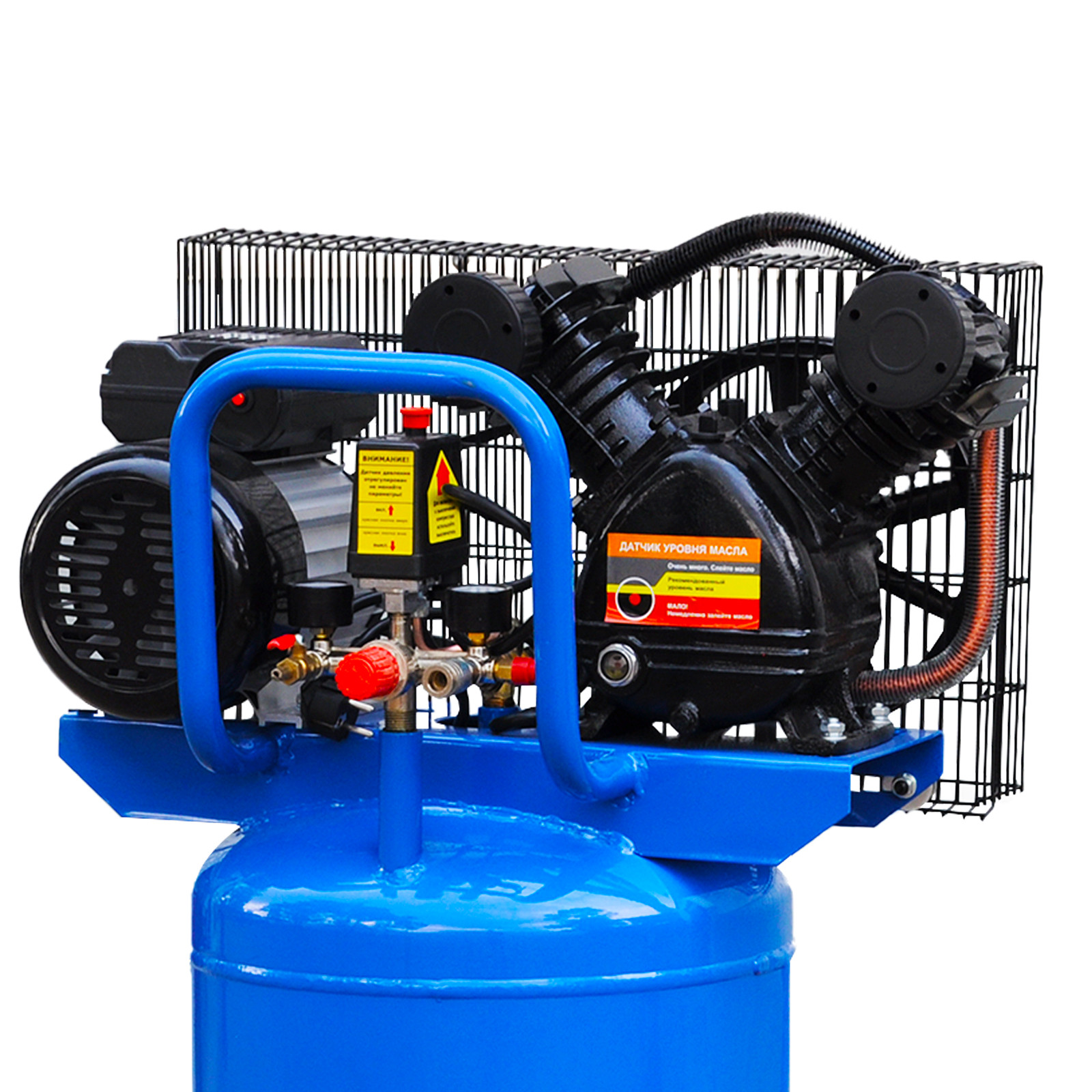 Воздушный компрессор WELT IBL3100V-2 (до 380л/мин, 8атм, 100л, 230В, 2.2кВт, вертикальн рессив)
