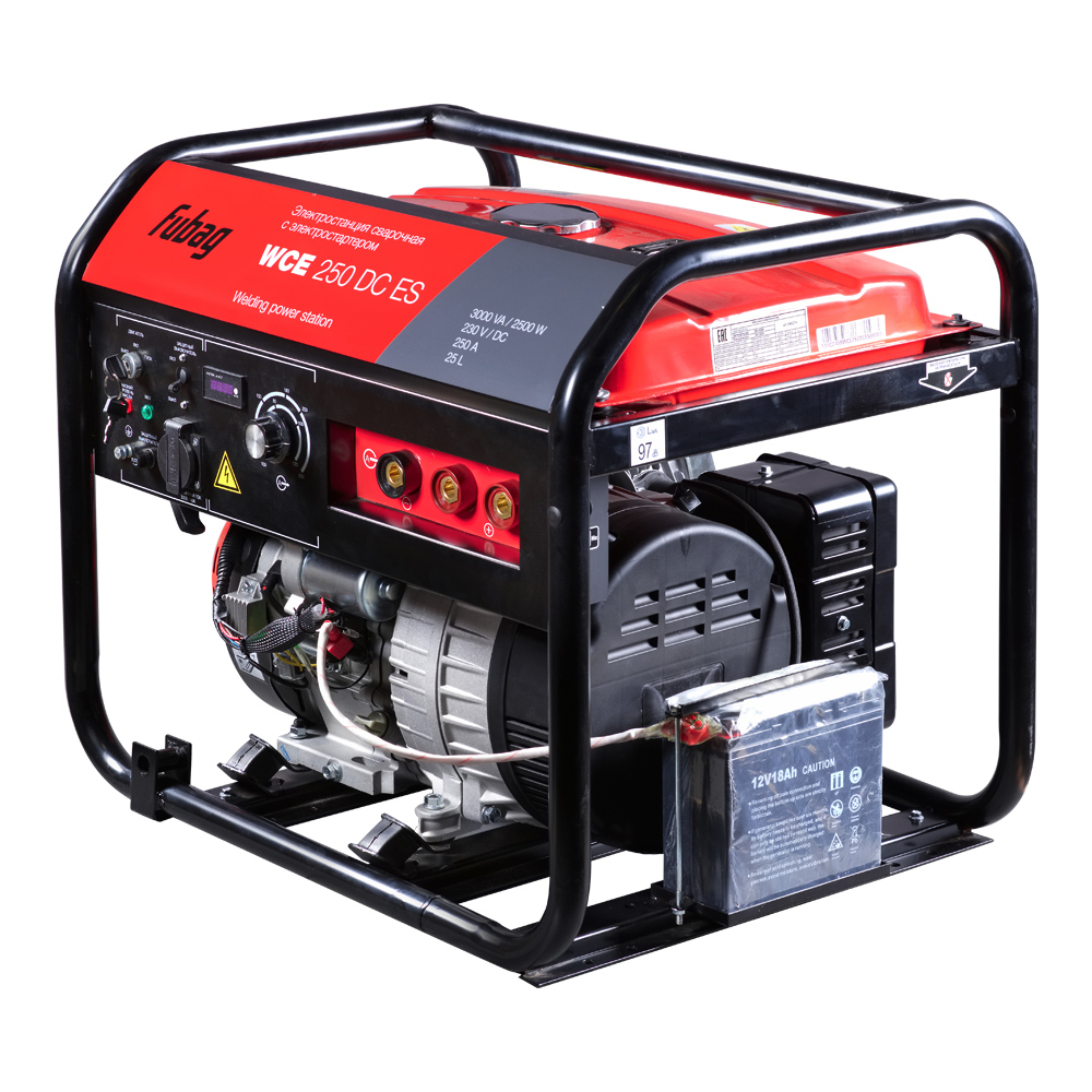 Сварочный генератор FUBAG WCE 250 DC ES с электростартером