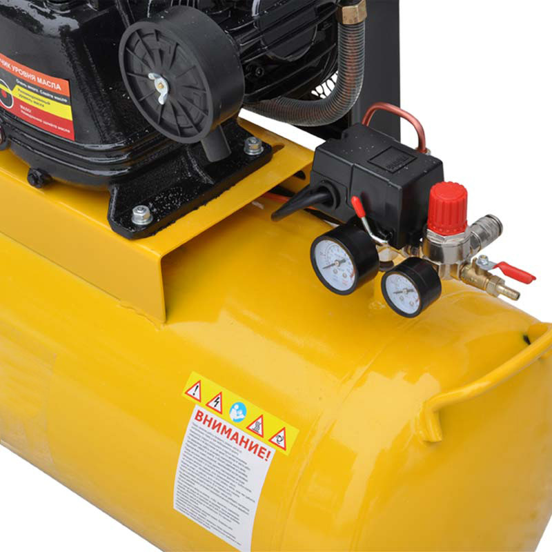 Воздушный компрессор SKIPER IBL3100A (до 600 л/мин, 8 атм, 100 л, 230 В, 3.0 кВт)