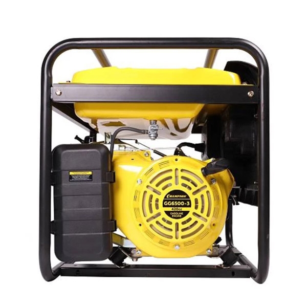 Генератор бензиновый Champion GG6500-3, 6,2/6,8 кВт., 75 дБА, 420 см.куб., 11/15 кВт/л.с., 25л.