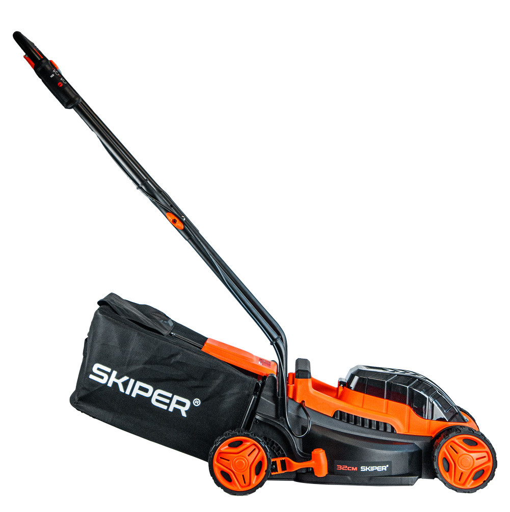 Газонокосилка аккумуляторная SKIPER KW320 (32см, бесщёт.двиг, 2акк*21В*4А/ч)