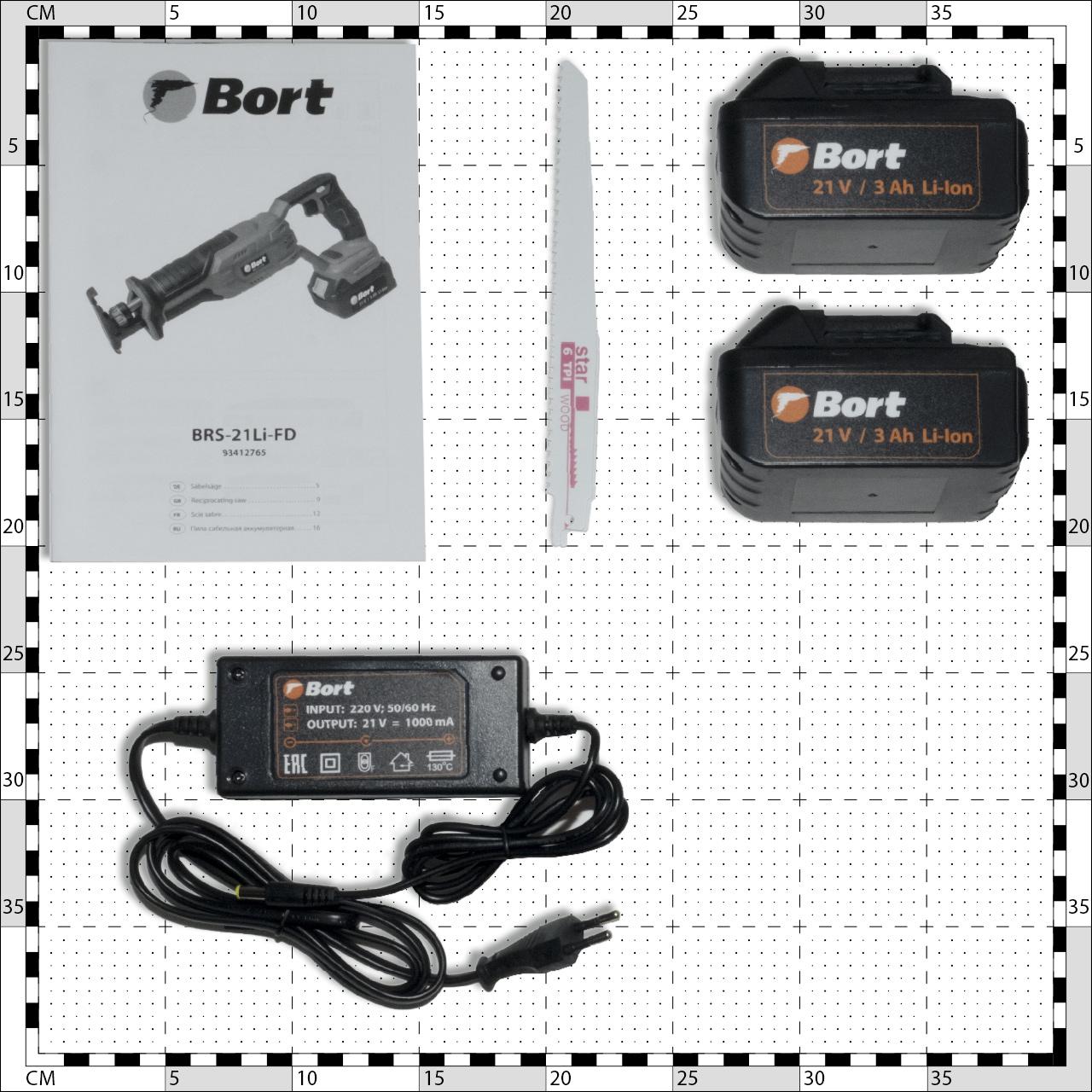 Пила сабельная аккумуляторная Bort BRS-21Li-FD