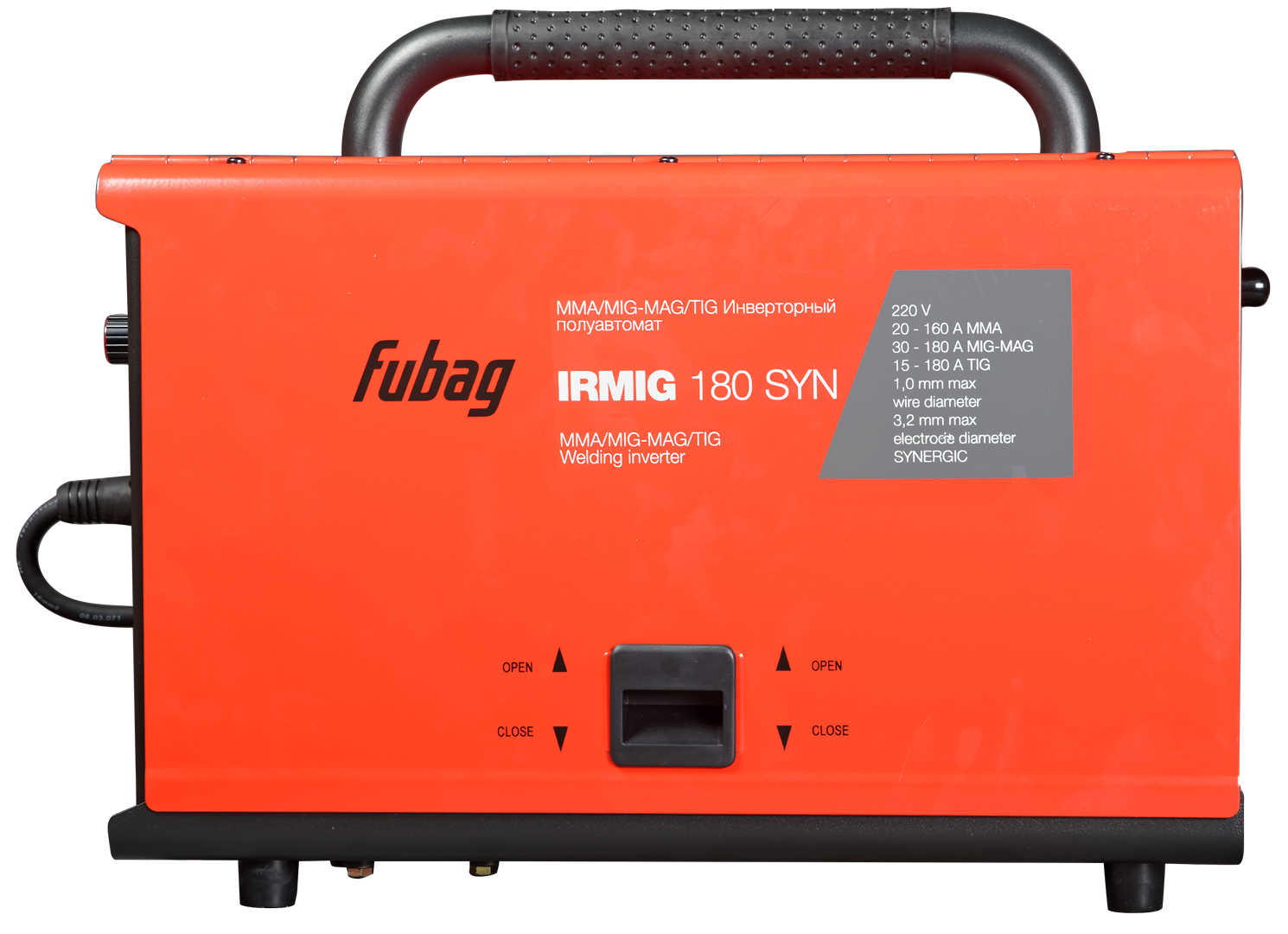 Сварочный полуавтомат FUBAG IRMIG 180 SYN с горелкой