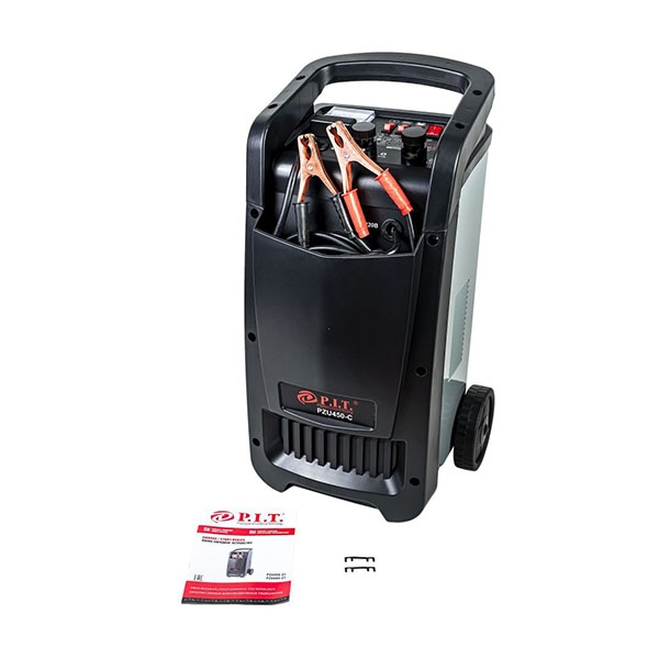 Устройство пуско-зарядное P.I.T. PZU450-C, 1,2/10 кВт., ток.зар. 40/50А. max, 300А., 220В.,50Гц.